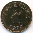 Гернси, 2 пенса 1979 год (PROOF)