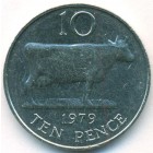 Гернси, 10 пенсов 1979 год