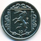 Остров Мэн, 10 пенсов 1985 год (UNC)
