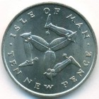Остров Мэн, 10 новых пенсов 1971 год (UNC)