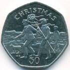 Остров Мэн, 50 пенсов 1994 год (UNC)