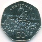 Остров Мэн, 50 пенсов 1980 год (UNC)