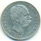 Италия, 1 лира 1887 год