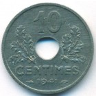 Франция, 10 сантимов 1941 год (UNC)