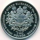 Южная Георгия и Южные Сандвичевы острова, 2 фунта 2000 год (UNC)
