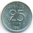 Швеция, 25 эре 1961 год (UNC)