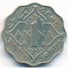 Британская Индия, 1 анна 1939 год