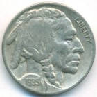 США, 5 центов 1935 год