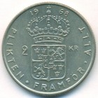 Швеция, 2 кроны 1968 год (AU)