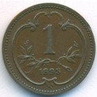 Австрия, 1 геллер 1895 год