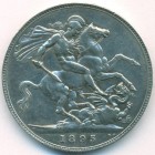 Великобритания, 1 крона 1895 год