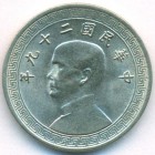 Китай, 10 центов 1940 год (UNC)