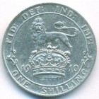 Великобритания, 1 шиллинг 1910 год