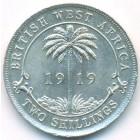 Британская Западная Африка, 2 шиллинга 1919 год