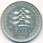Западно-Африканские Штаты, 5000 франков 1982 год