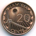 Намибия, 20 центов 2025 год (UNC)