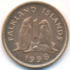 Фолклендские острова, 1 пенни 1998 год (UNC)