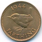 Великобритания, 1 фартинг 1944 год (UNC)