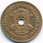 Новая Гвинея, 1 пенни 1936 год (UNC)