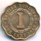 Британский Гондурас, 1 цент 1965 год (UNC)
