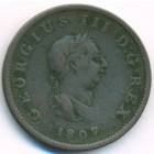 Великобритания, 1/2 пенни 1807 год