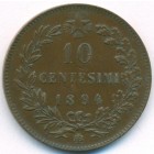 Италия, 10 чентезимо 1894 год B/I