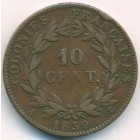 Французские колонии, 10 сантимов 1839 год