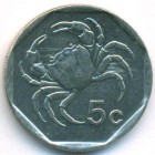 Мальта, 5 центов 1998 год (UNC)