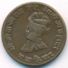 Индия, Княжество Гвалиор, 1/4 анны 1929 год