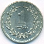 Пакистан, 1 рупия 1988 год (UNC)