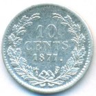 Нидерланды, 10 центов 1877 год