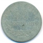 Италия, 50 чентезимо 1863 год M BN