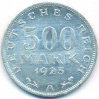 Веймарская Республика, 500 марок 1923 год A