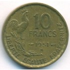 Франция, 10 франков 1951 год B