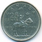 Канада, 25 центов 1973 год