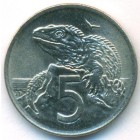 Новая Зеландия, 5 центов 1971 год (UNC)