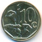 ЮАР, 10 центов 2005 год (UNC)