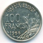 Франция, 100 франков 1955 год