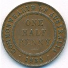 Австралия, 1/2 пенни 1935 год