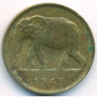 Бельгийское Конго, 1 франк 1946 год