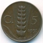 Италия, 5 чентезимо 1931 год