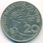 Заир, 20 макут 1976 год