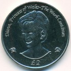 Южная Георгия и Южные Сандвичевы острова, 2 фунта 2002 год (UNC)