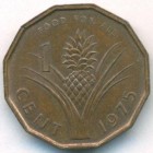 Свазиленд, 1 цент 1975 год (UNC)