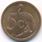 ЮАР, 5 центов 1990 год (UNC)