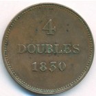 Гернси, 4 дубля 1830 год