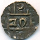Бутан, 1/2 рупии 1835-1885 годы