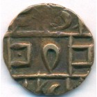 Бутан, 1/2 рупии 1835-1885 годы