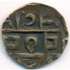 Бутан, 1/2 рупии 1835-1885 годы