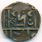 Бутан, 1/2 рупии 1835-1885 годы